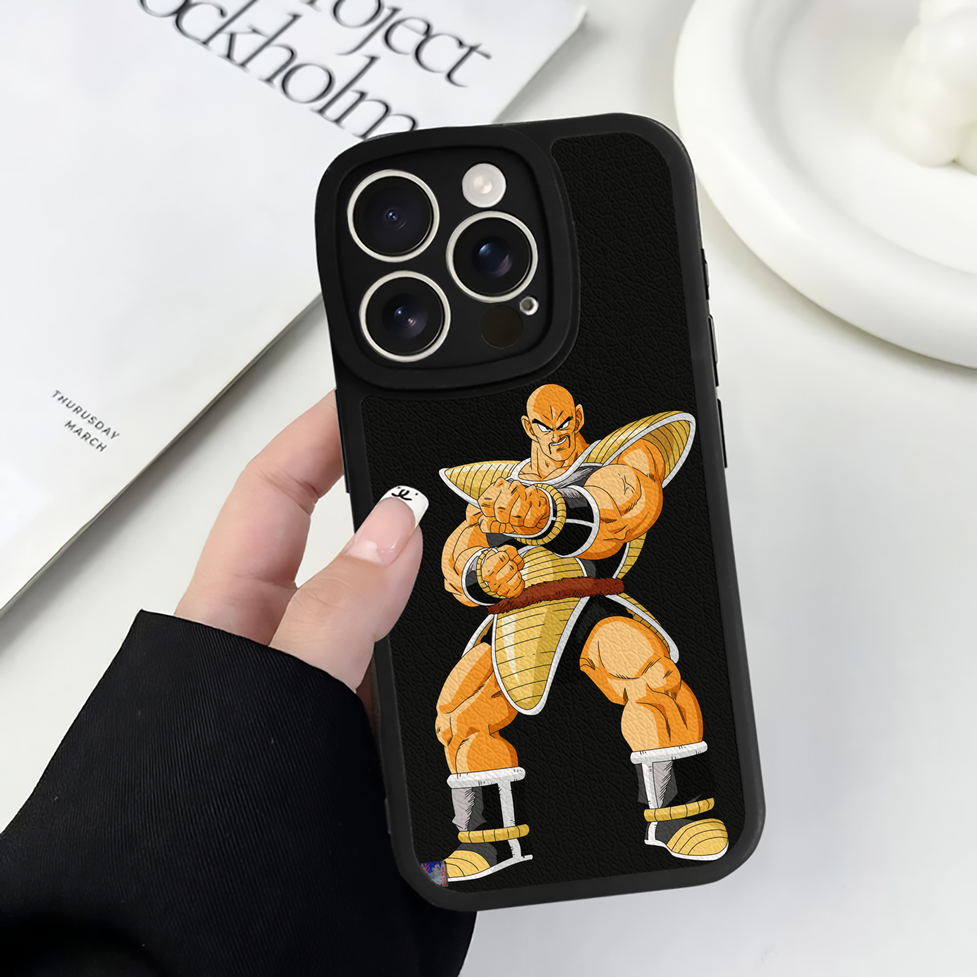 （画像用） ドラゴンボール DRAGON BALL 【iPhone 16シリーズ対応】シリコンスマホケース（レザー調） 材質：シリコン